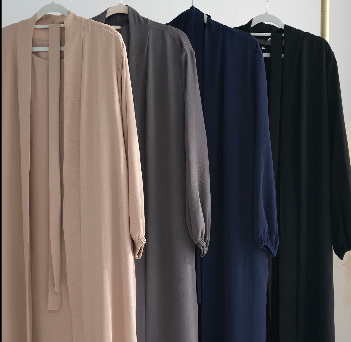 The Dalia Abaya Set - Navy