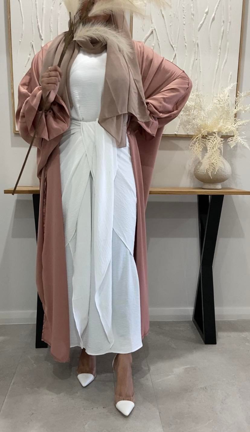 The Hala Abaya - Dusty Pink - Layali ليالي